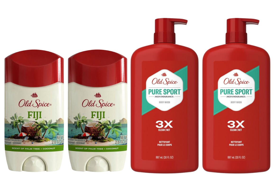 4 Old Spice Products