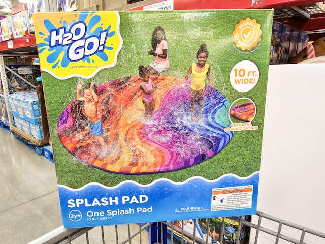 10-Foot Colorful Splash Pad and Sprinkler, Only $19.98 at Sam's Club card image