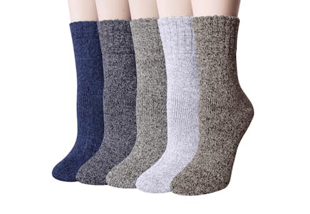 YSense Women's Wool Socks Set