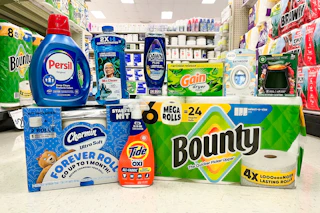 persil bounty tide target haul