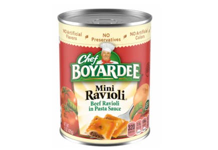 Chef Boyardee Canned Pasta