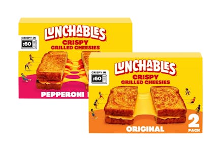 2 Lunchables Grilled Cheesies Meals