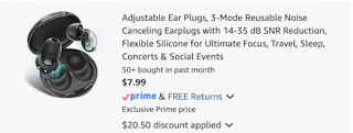 ear plugs Amazon receipt