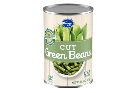 Kroger Canned Green Beans