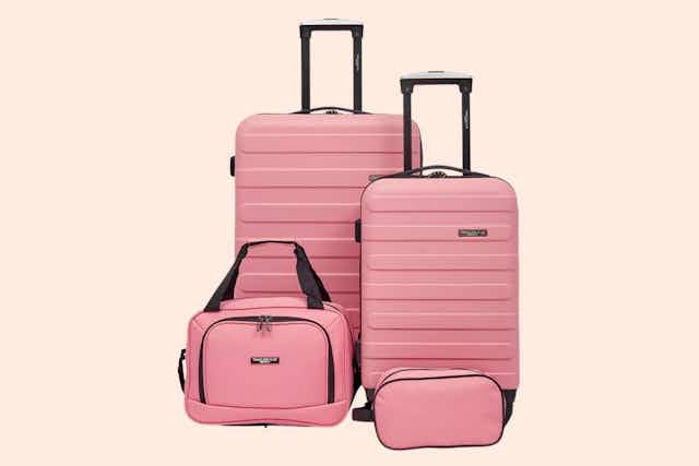 4-Piece Hardside Luggage Set, Only $127 at Macy's card image