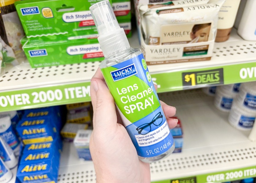 dollar general lens cleaner spray