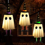 Halloween Ghost & Witch Hat 3-Pack