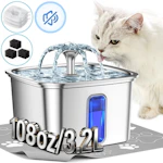 Stainless Steel Pet Water Fountain