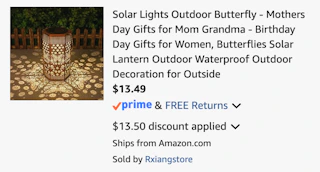 Amazon Solar Butterfly Lantern 2026 2