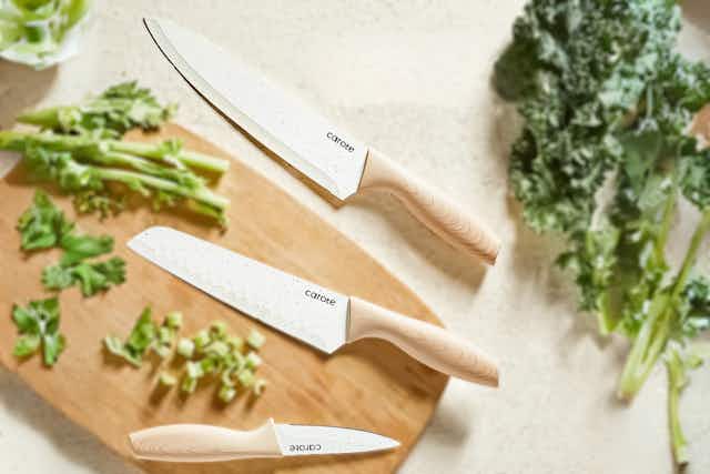 Carote Knife Sets, Starting at Just $20 at Walmart (Reg. $200) card image