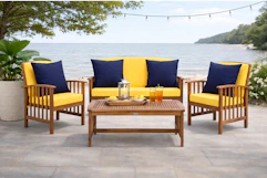 Wayfair patio set outside