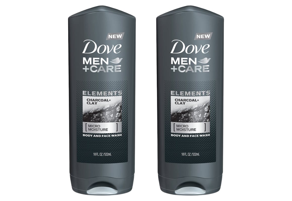 2 Dove Men+Care Body Washes