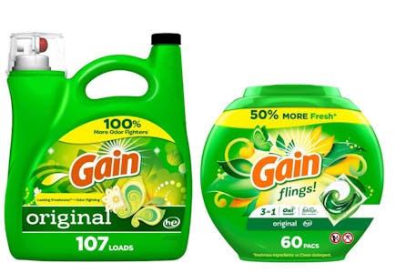 2 Gain Detergents (167 Loads)