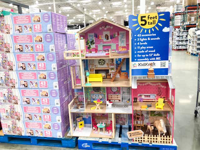 KidKraft Dollhouse and Horse Barn, Only $149.99 at Costco card image