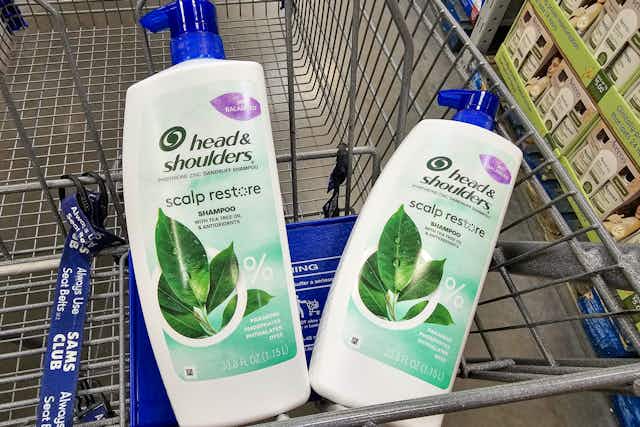 Head and Shoulders Shampoo, Only $3.81 at Sam's Club (Reg. $12.98) card image