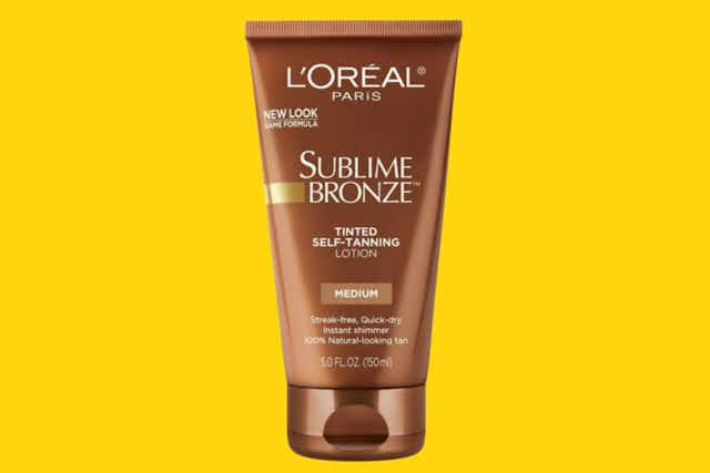 L'Oreal Bronzing Tanning Lotion, as Low as $2.47 on Amazon (Reg. $13) card image