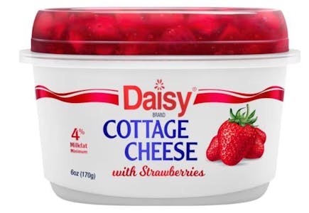2 Daisy Cottage Cheese Tubs