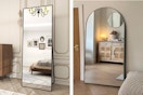 home depot floor mirrors collage