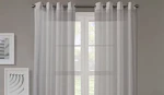 Crushed Voile Sheer Curtain Panel