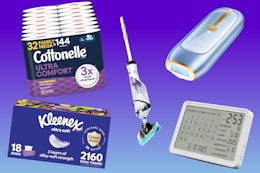 Clip Amazon Coupons and Save on Cottonelle, Kleenex, and More Essentials card image