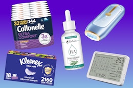 Clip Saturday Amazon Coupons for Cottonelle, Kleenex, and More Essentials card image
