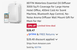 Amazon Waterless Essential Oil Diffuser 2026