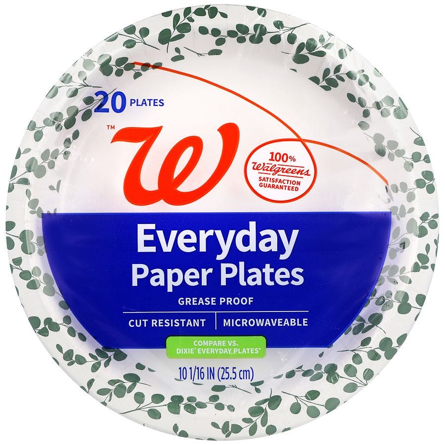 Walgreens Everyday Paper Plates