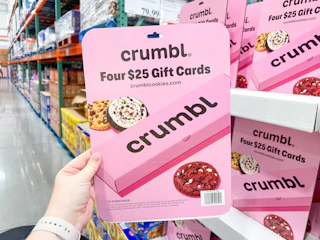 costco crumbl gift cards handheld