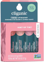 Cliganic Tinted Lip Balm 4-Pack