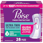 2 Poise Ultra Thin Pads Packs