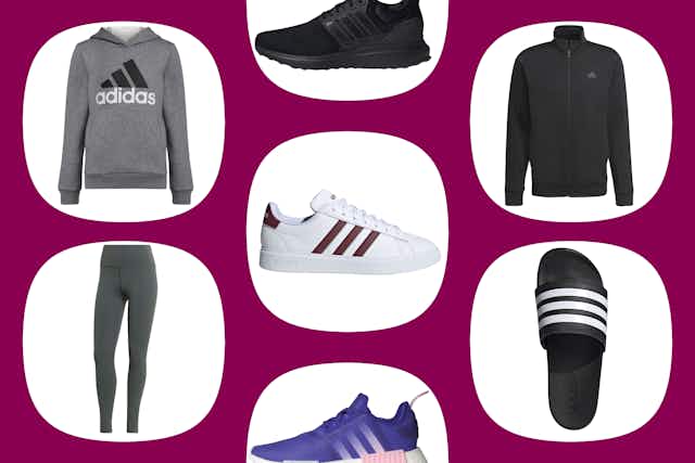 Adidas Summer Sale: $25 Slides, $46 NMD_R1 Shoes, $29 Leggings, and More card image