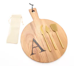 Monogrammed Charcuterie Set