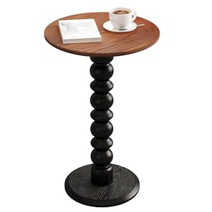 Solid Wood Round Side Table