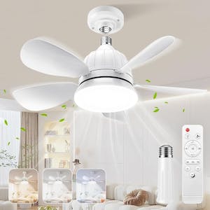 Socket Fan Light With Remote