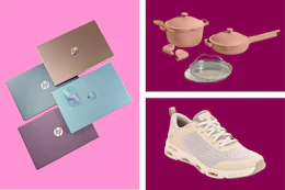 HP Laptop, Cookware Set + Women's Skechers Sneakers