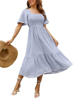 Women's Smocked Maxi Dress