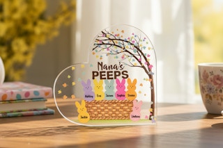 GiftShire Personalized Easter Heart Plaque