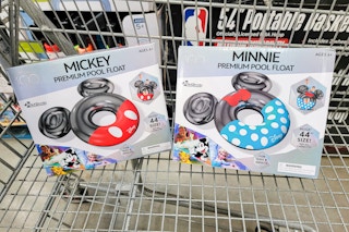 mickey & minnie mouse pool floats