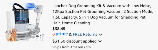 pet vac