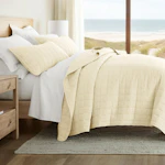 Square Quilted Coverlet Set