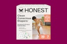 a package of honest diapers