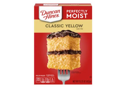 2 Duncan Hines Cake Mixes
