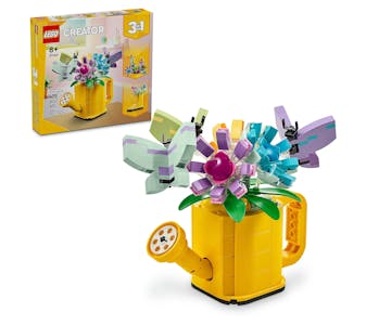 Lego Flowers in Watering Can