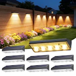 Solar Fence Lights 8-Pack