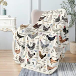 Chicken Alphabet Blanket