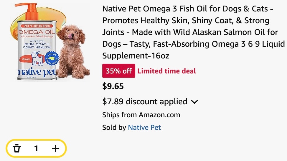 native pet fish oil