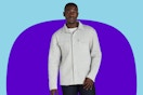 light gray fleece shacket