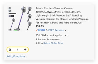 Suirviz Cordless Vacuum Cleaner