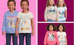 walmart toddler character hoodie and shirt sets collage