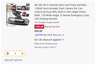 Dash Cam Discount